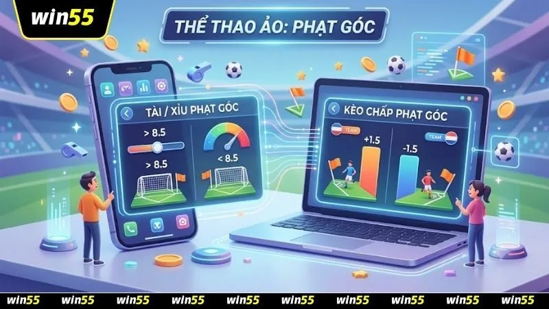Danh sách các loại kèo phạt góc phổ biến thường gặp khi tham gia cá cược thể thao ảo