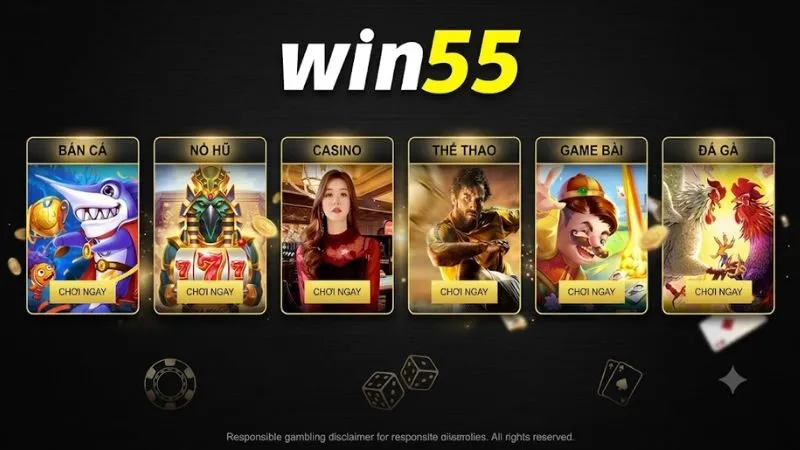 Các sảnh game trực tuyến tại WIN55 nơi áp dụng nhiều chương trình khuyến mãi
